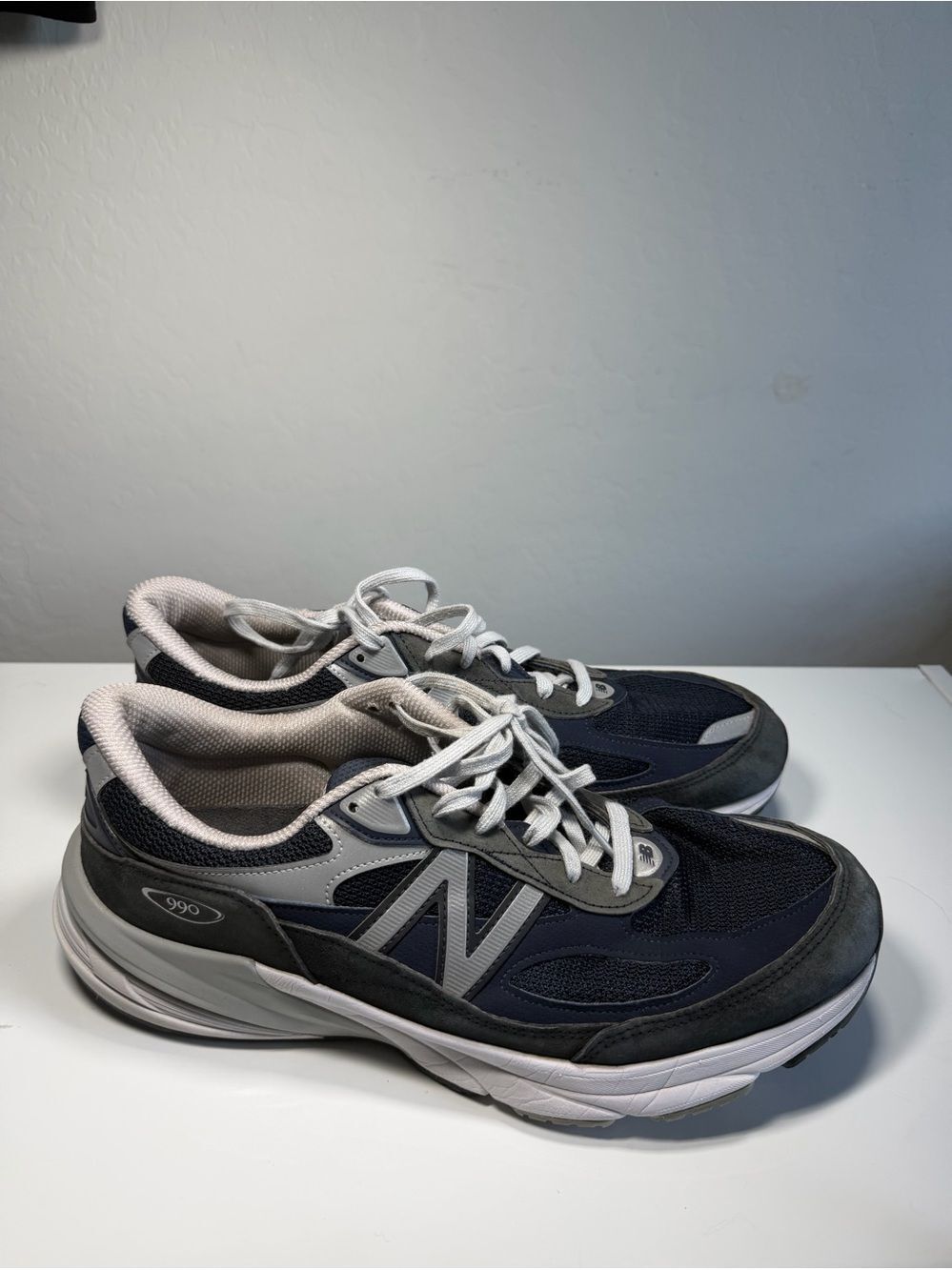 New Balance 990v6 Made in USA Navy / Grey Sneakers 13EE